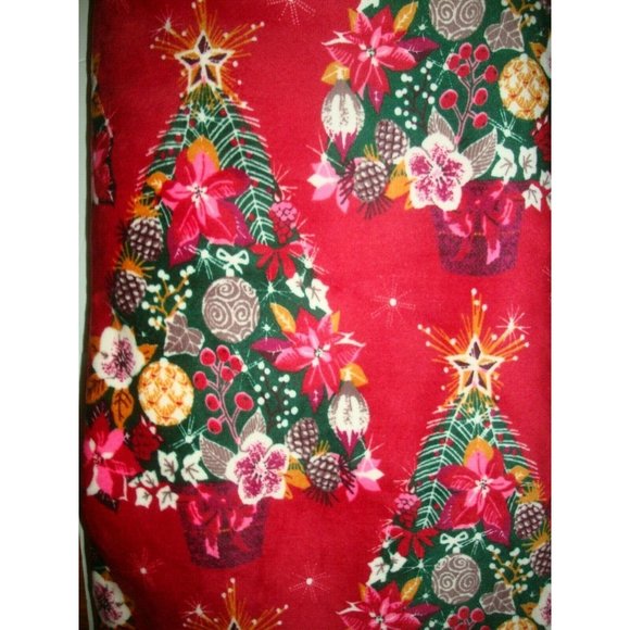NWT Dream Home 50x70" Super Soft Throw Blanket Christmas Tree Sherpa Lined - Picture 4 of 4